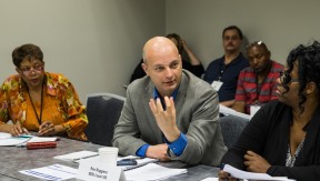 Ron Ruggiero, president of SEIU Local 105 in Colorado